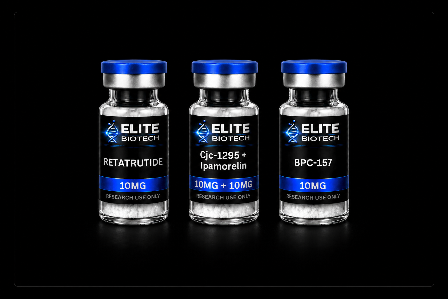Elite Performance Stack product vial